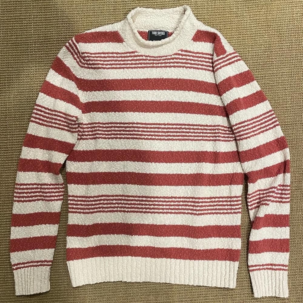 Todd Snyder Mens Knit Sweater, Medium